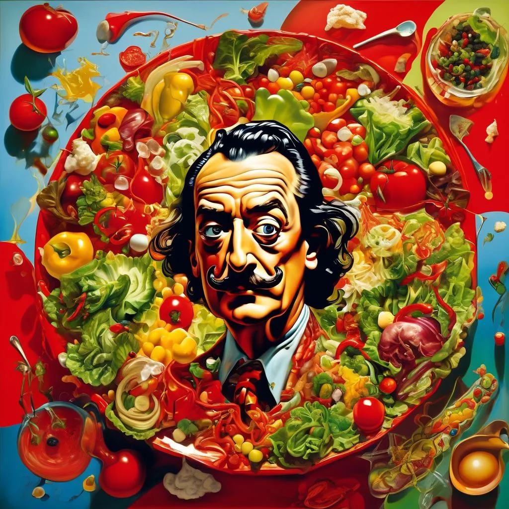 Dali Salad II – Red Grooms